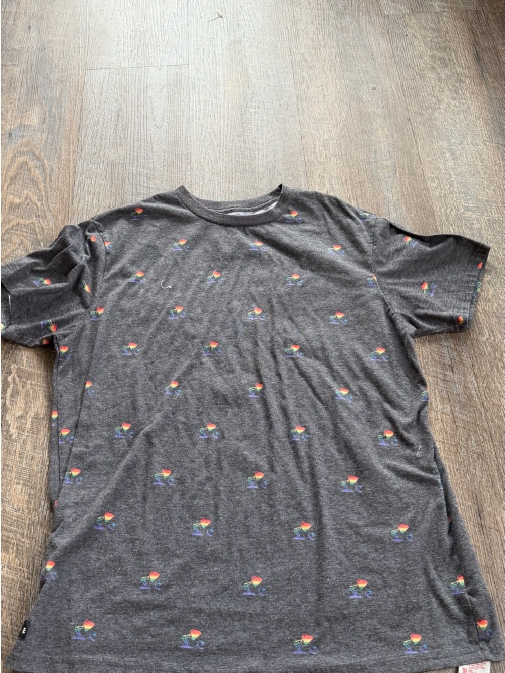 Disney Charcoal Gray Pride Short Sleeve